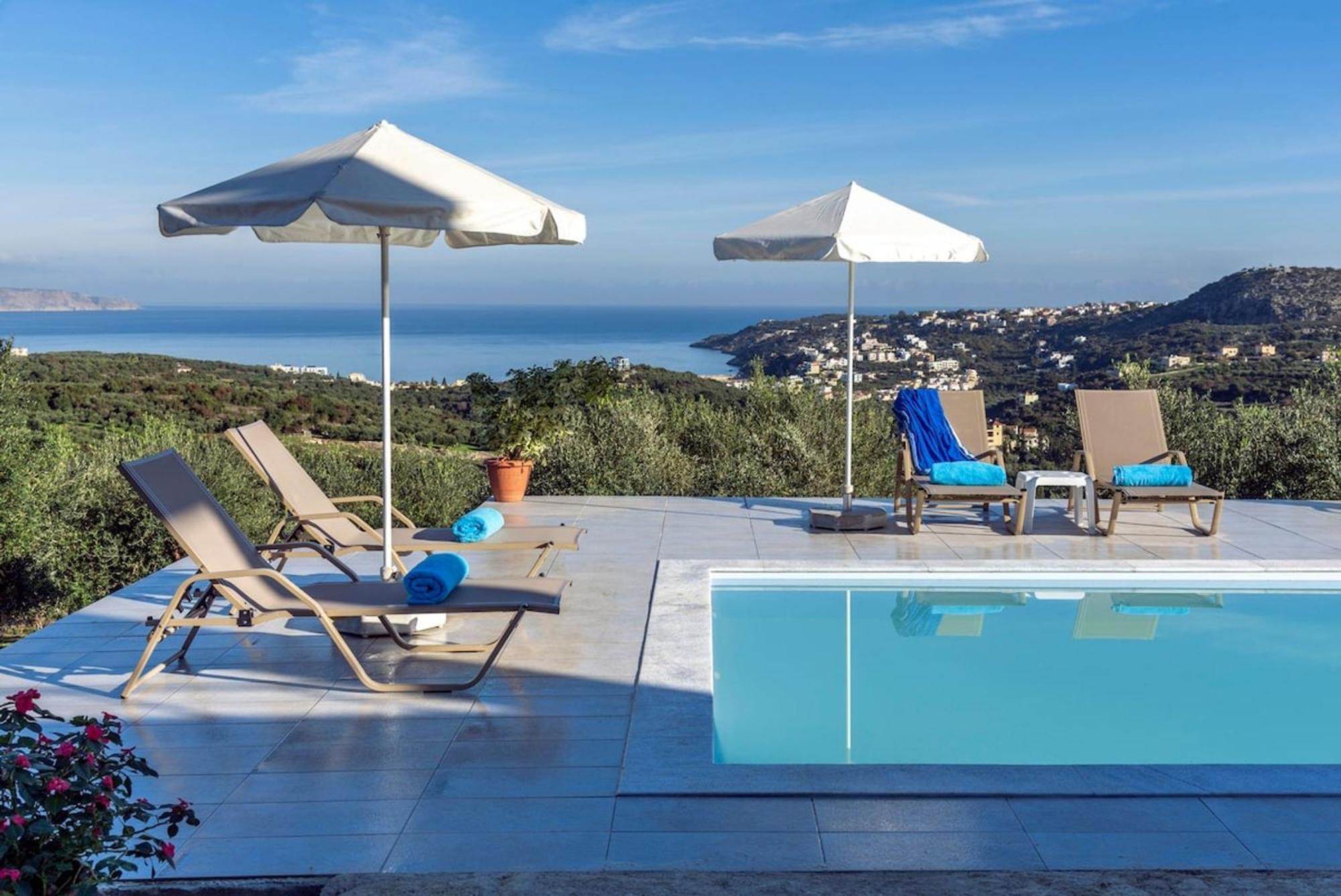 Villa Konstantinos Hilltop Vineyard Escape Almirida Exterior foto