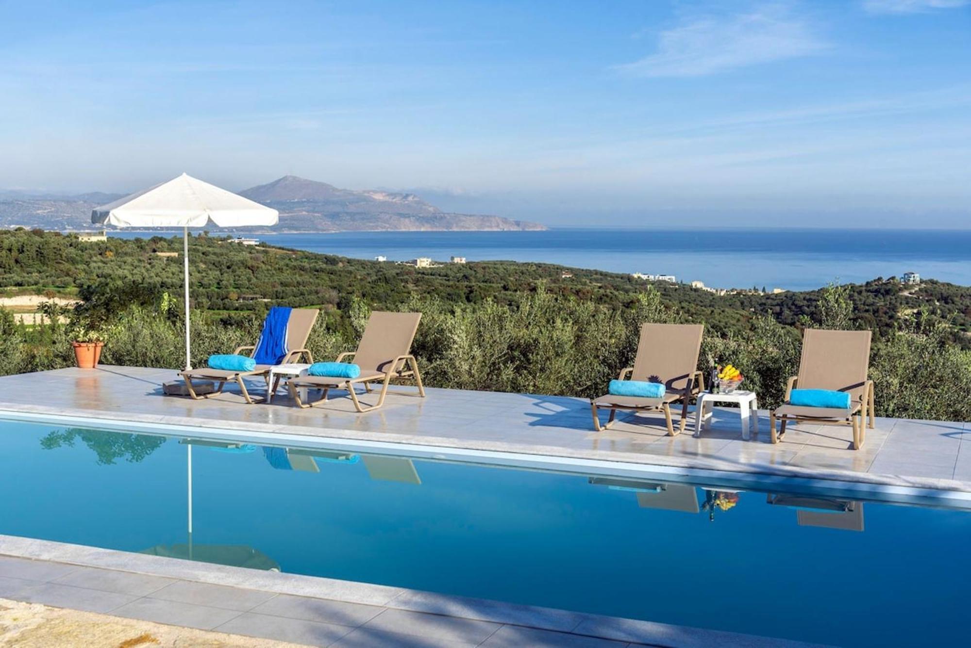 Villa Konstantinos Hilltop Vineyard Escape Almirida Exterior foto