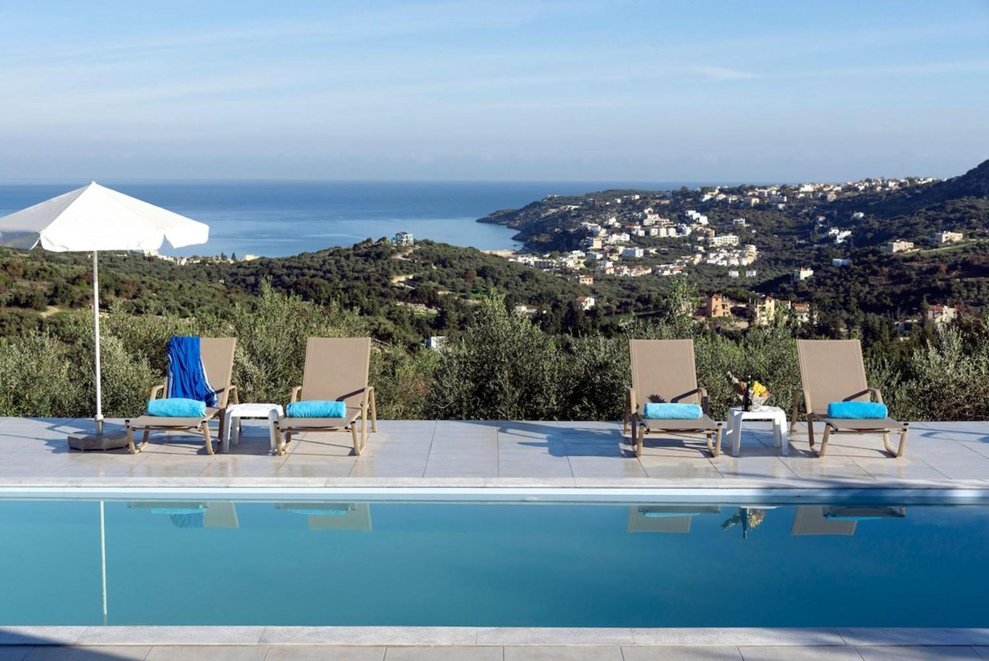 Villa Konstantinos Hilltop Vineyard Escape Almirida Exterior foto