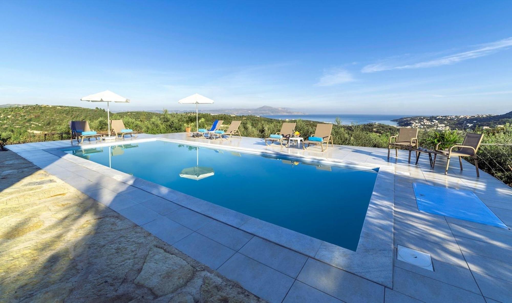 Villa Konstantinos Hilltop Vineyard Escape Almirida Exterior foto