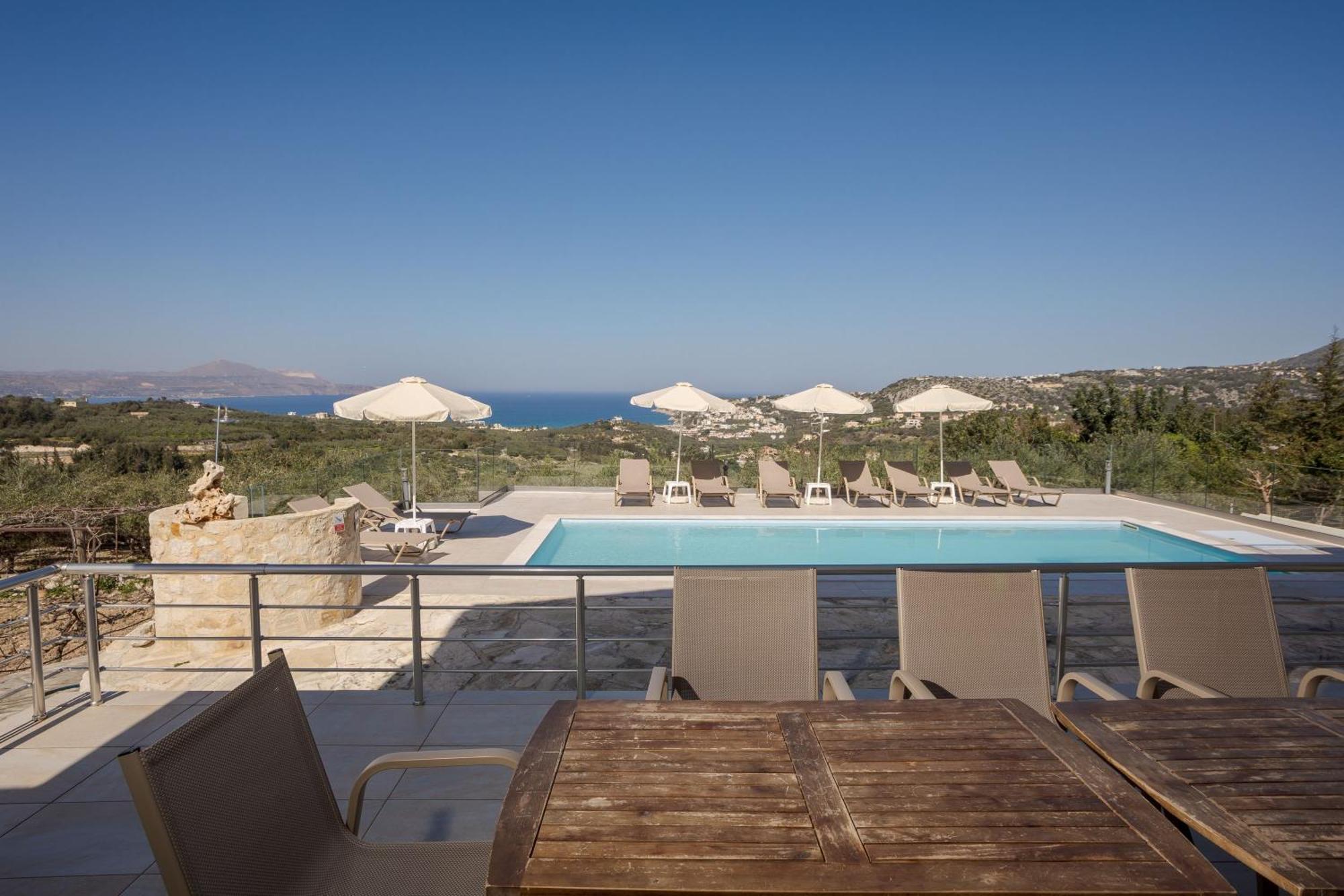 Villa Konstantinos Hilltop Vineyard Escape Almirida Exterior foto